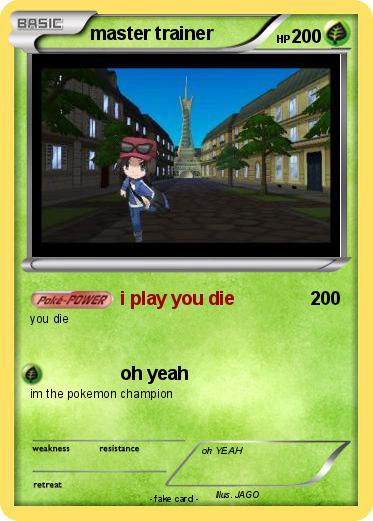 Pokemon master trainer