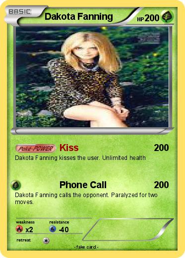 Pokemon Dakota Fanning