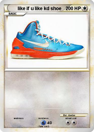 Pokemon like if u like kd shoe