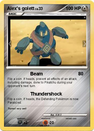 Pokemon Alex's golett