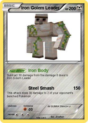 Pokemon Iron Golem Leader