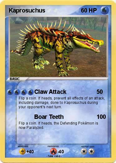 Pokemon Kaprosuchus