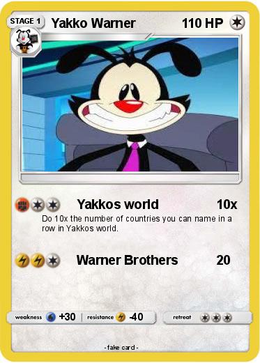 Pokemon Yakko Warner