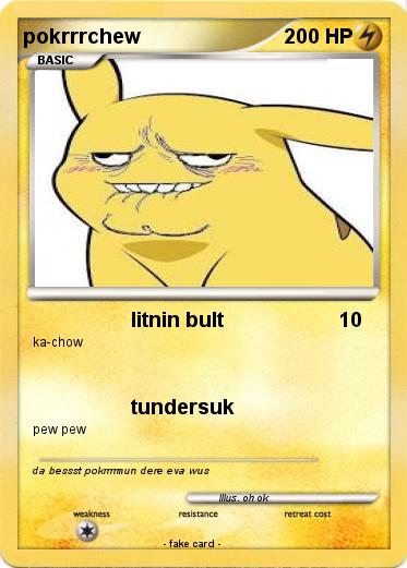 Pokemon pokrrrchew
