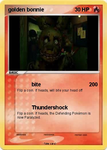 Pokemon golden bonnie