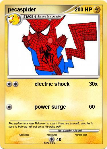 Pokemon pecaspider
