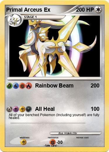 Pokemon Primal Arceus Ex