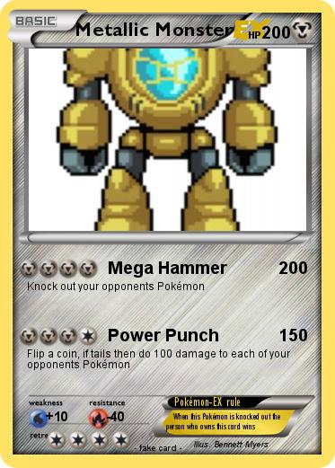 Pokemon Metallic Monster