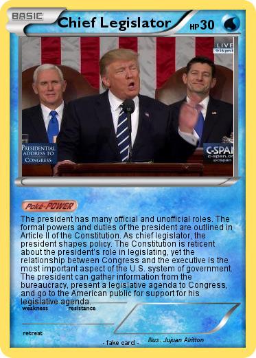 Pokemon Chief Legislator