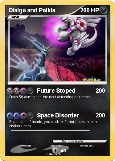 Pokemon Dialga and Palkia