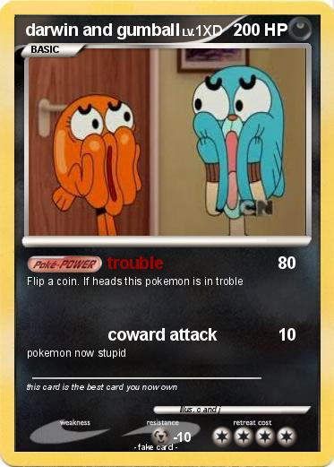 Pokemon darwin and gumball
