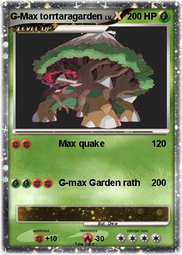Pokemon G-Max torrtaragarden