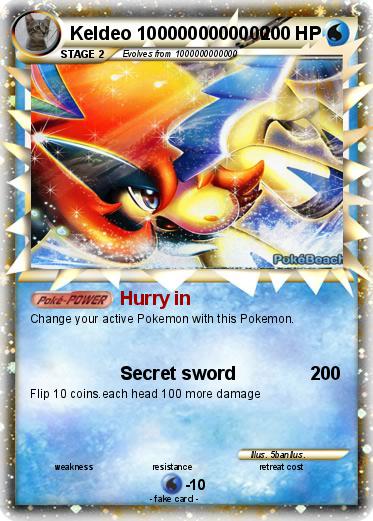 Pokemon Keldeo 1000000000000
