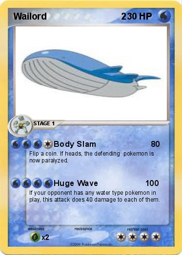 Pokemon Wailord                              2