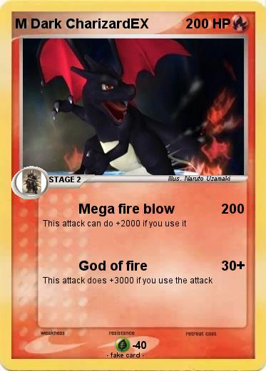Pokemon M Dark CharizardEX