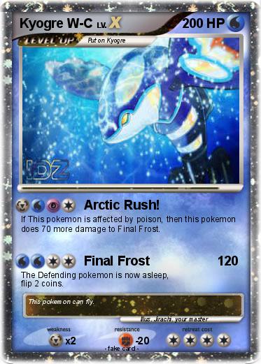 Pokemon Kyogre W-C