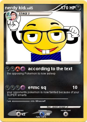 Pokemon nerdy kid