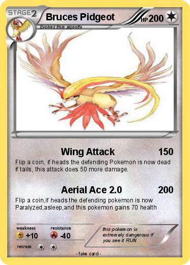 Pokemon Bruces Pidgeot