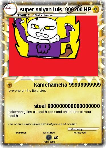 Pokemon super saiyan luis  999