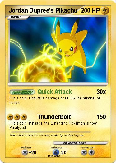 Pokemon Jordan Dupree's Pikachu