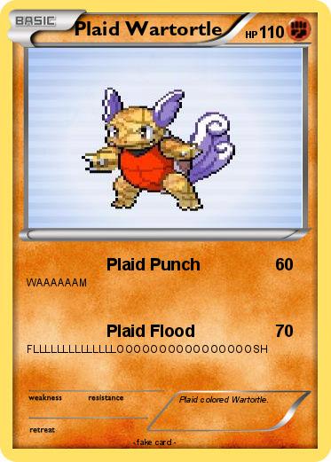 Pokemon Plaid Wartortle