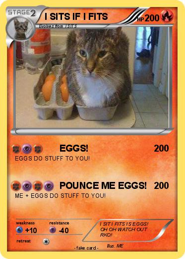 Pokemon I SITS IF I FITS