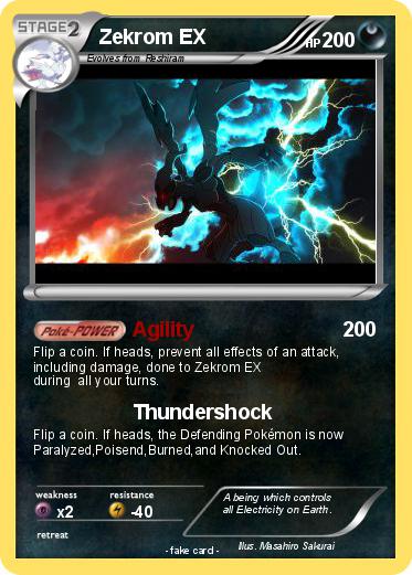 Pokemon Zekrom EX