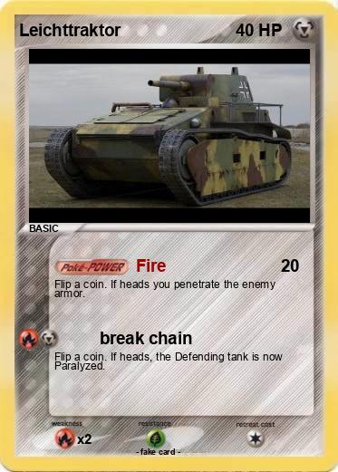 Pokemon Leichttraktor