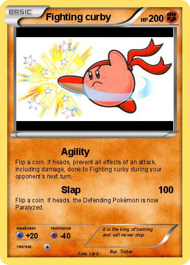 Pokemon Fighting curby