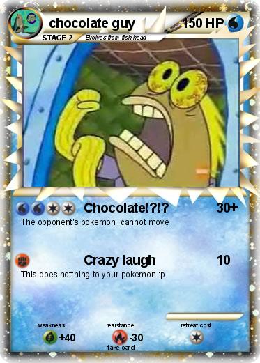 Pokemon chocolate guy