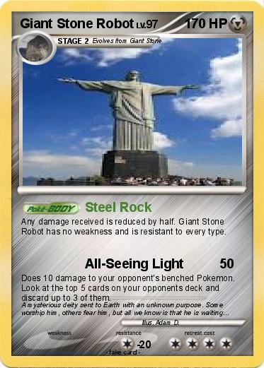 Pokemon Giant Stone Robot
