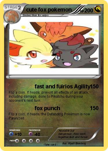 Pokemon cute fox pokemon
