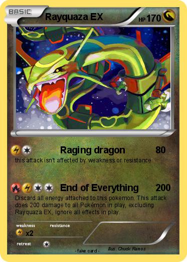 Pokemon Rayquaza EX
