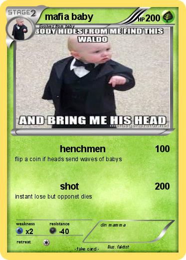 Pokemon mafia baby
