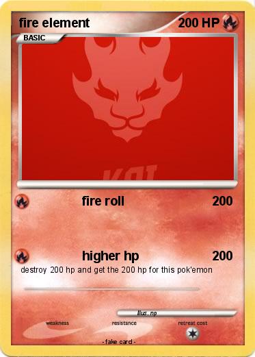 Pokemon fire element