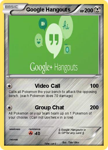 Pokemon Google Hangouts