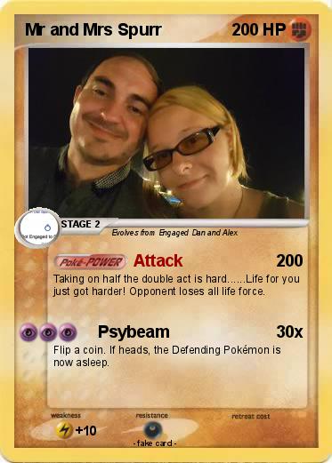Pokemon Mr and Mrs Spurr