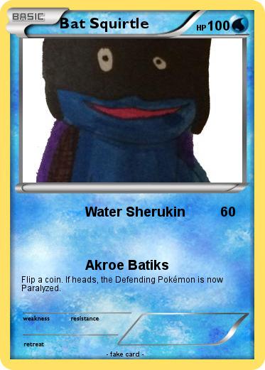 Pokemon Bat Squirtle