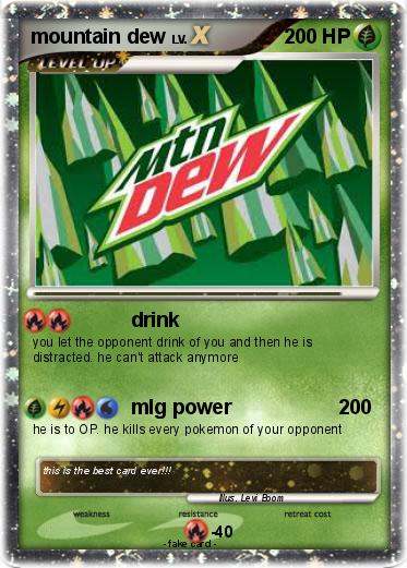 Pokemon mountain dew