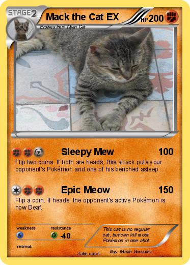 Pokemon Mack the Cat EX
