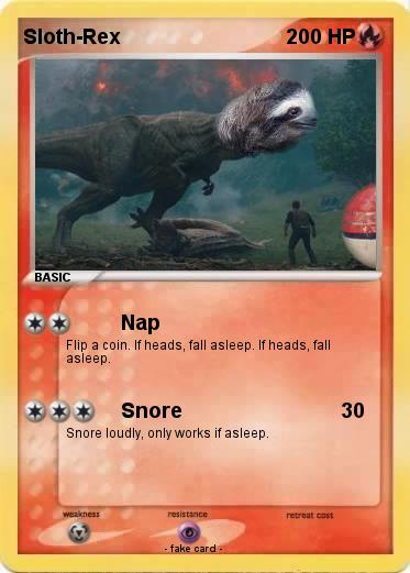 Pokemon Sloth-Rex