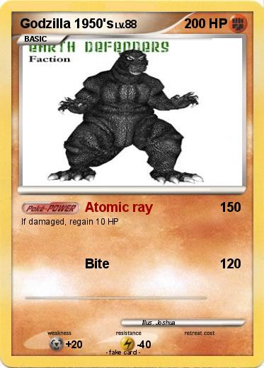 Pokemon Godzilla 1950's