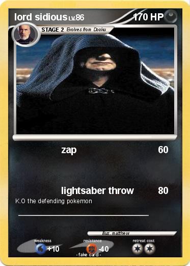 Pokemon lord sidious