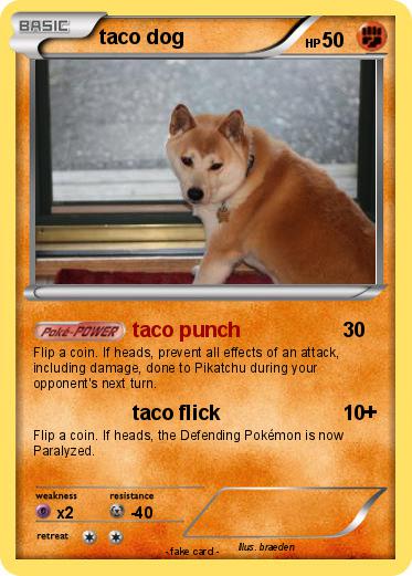 Pokemon taco dog