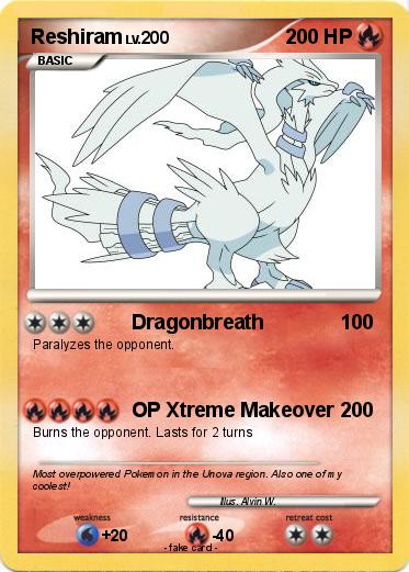 Pokemon Reshiram