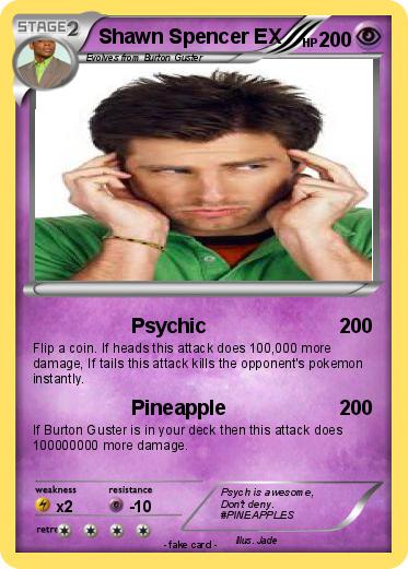 Pokemon Shawn Spencer EX