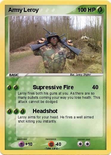 Pokemon Army Leroy