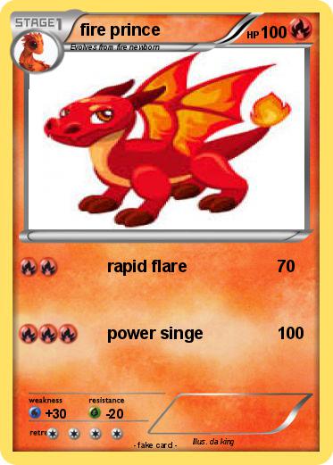 Pokemon fire prince