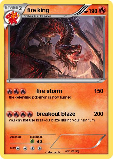 Pokemon fire king