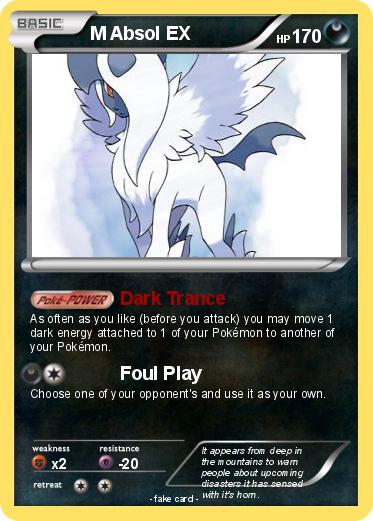 Pokemon M Absol EX